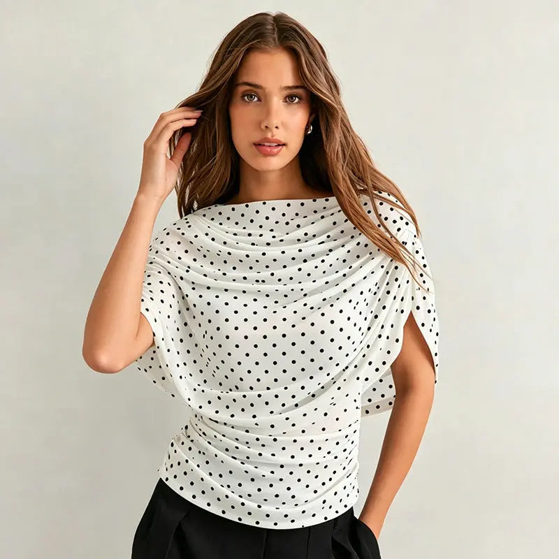 Scarfed Collar with chic Sleeveless Slim Fit Top Shopify